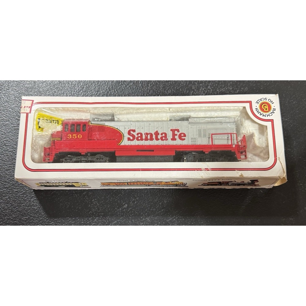 Bachmann 64002 HO Scale Santa Fe U36B Diesel Locomotive #350 LN/Box
